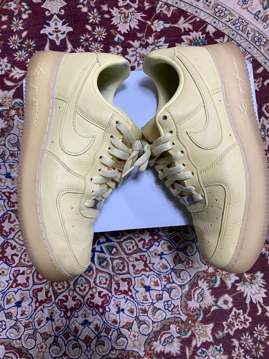 [270]나이키 x 드레이크 녹타 에어포스1 로우 SP 시트론 틴트 상품이미지4