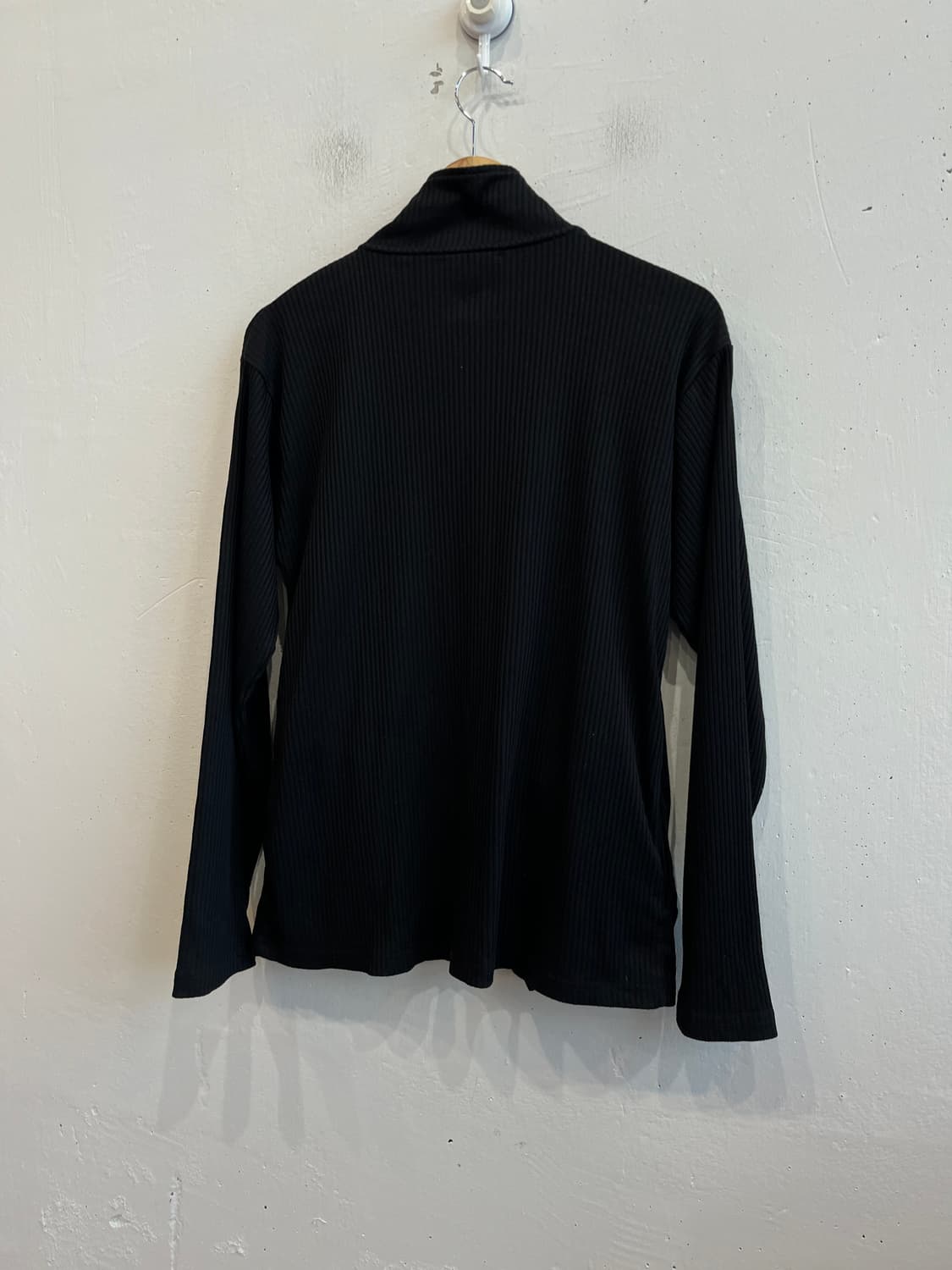 THRUXTON JPN 골지 니트집업 블랙 상품이미지3