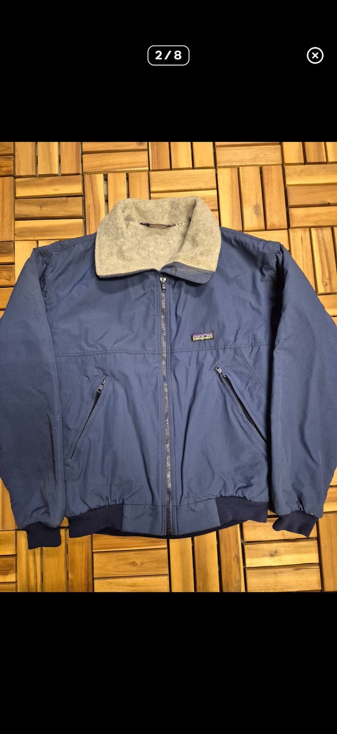 Patagonia 파타고니아 쉘드 신칠라 봄버 자켓 navy 상품이미지5