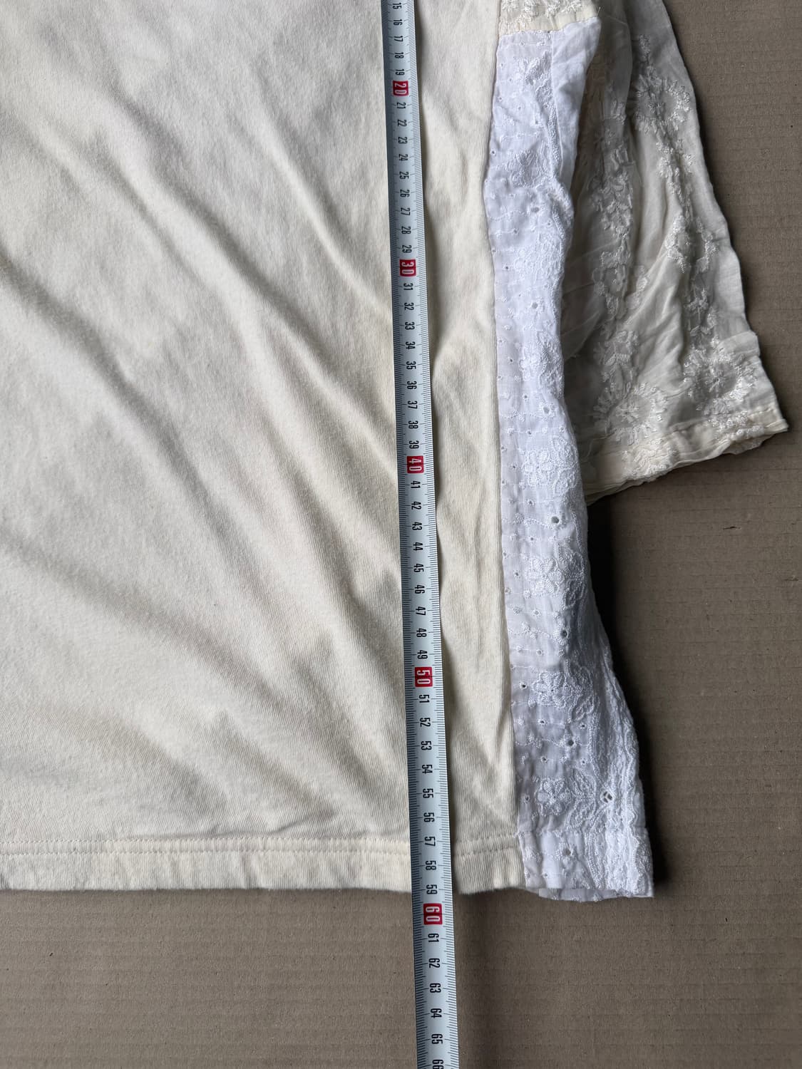 준야 와타나베 꼼데가르송 빈티지 레이스 디테일 크루넥 탑 상품이미지8