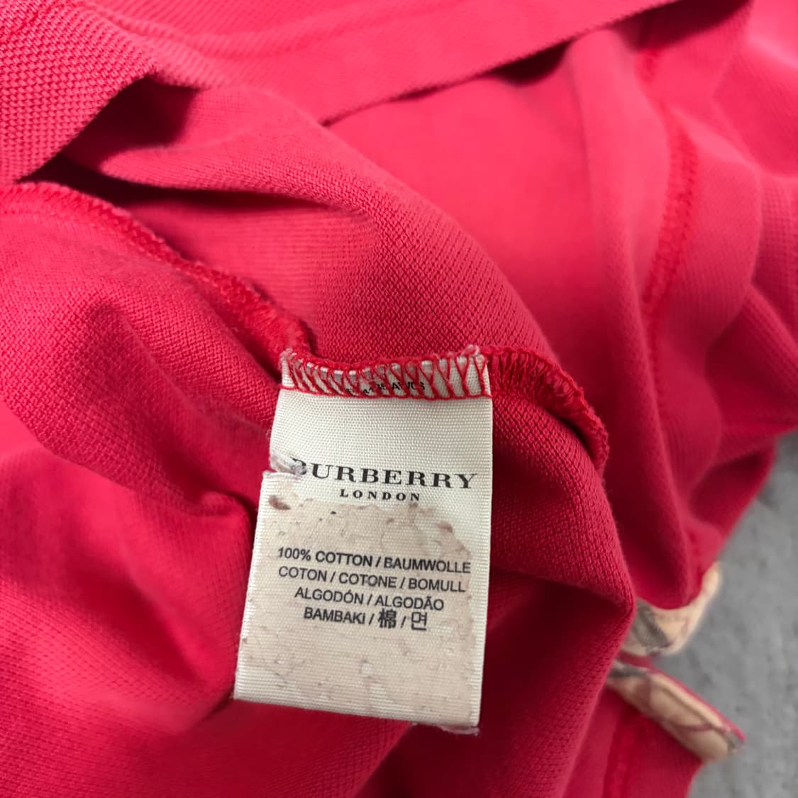 버버리 카라 반팔티[2067] 상품이미지6