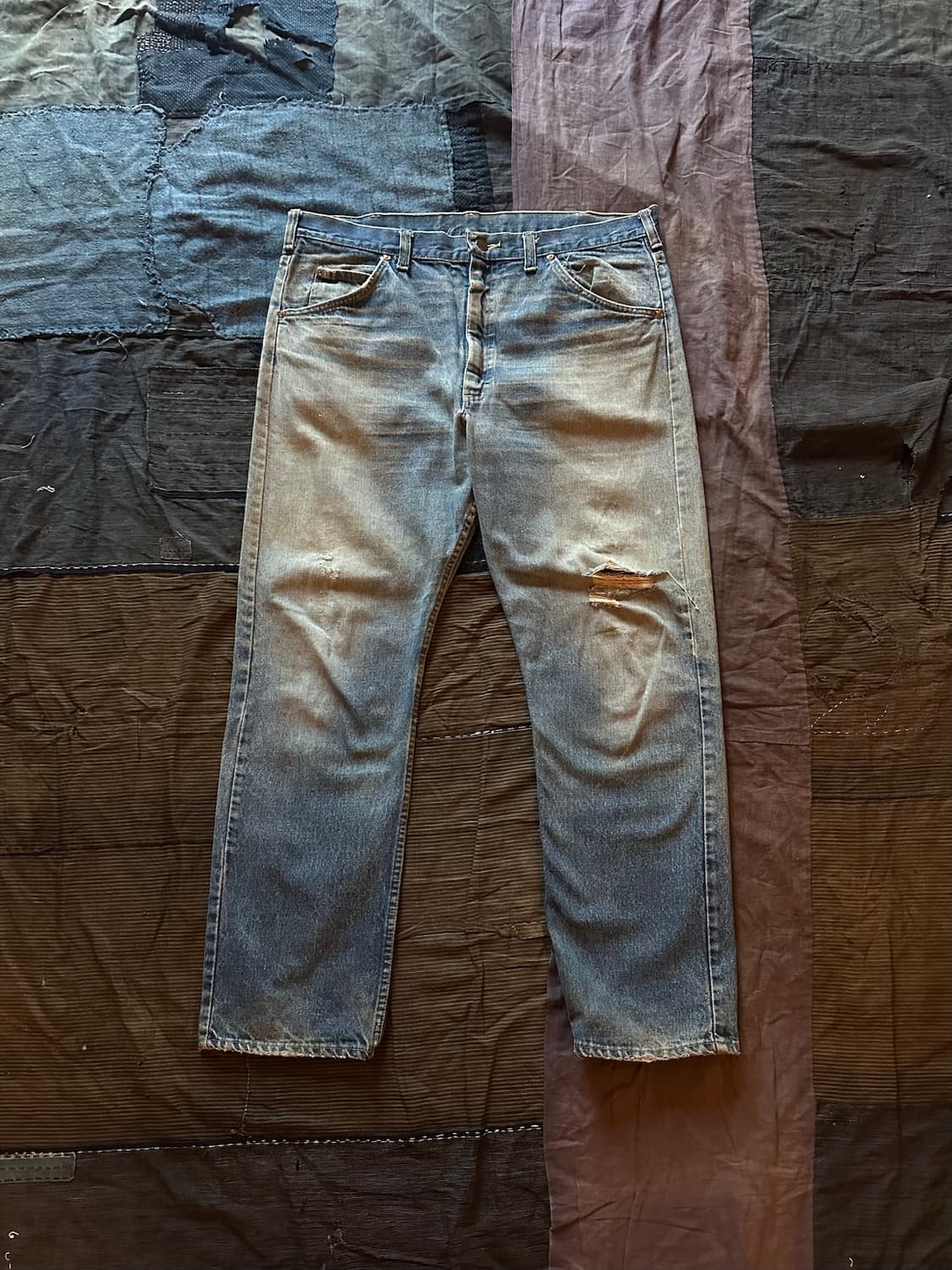 70s USA LEE 빈티지 리 라이더스 데님 팬츠 상품이미지1