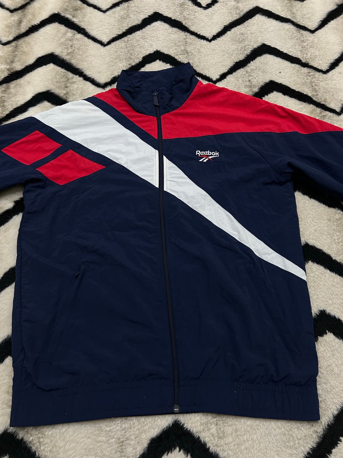 [L]리복 벡터 바람막이/네이비 상품이미지3