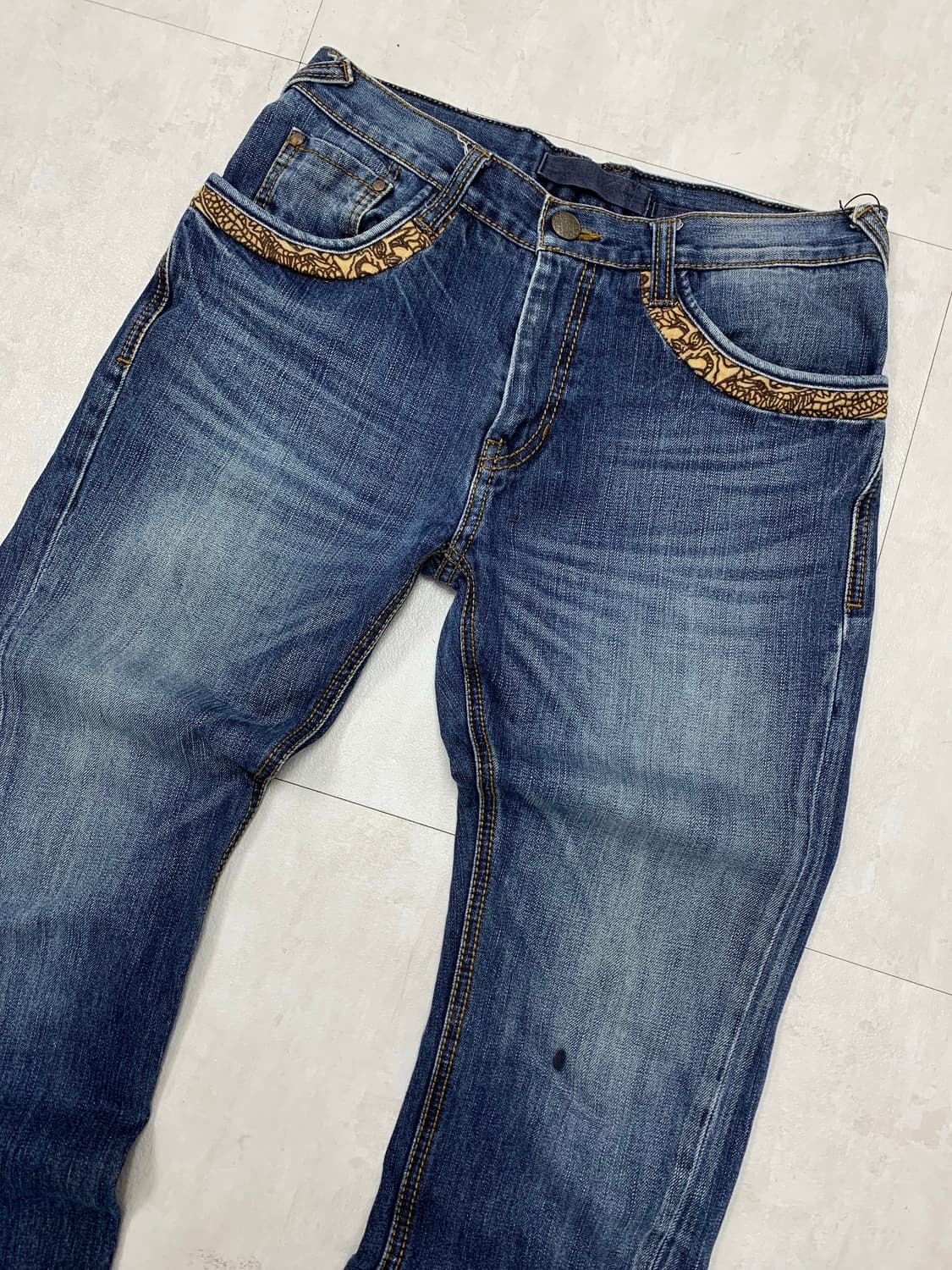 에비수 데님 워싱 팬츠 #664 상품이미지2