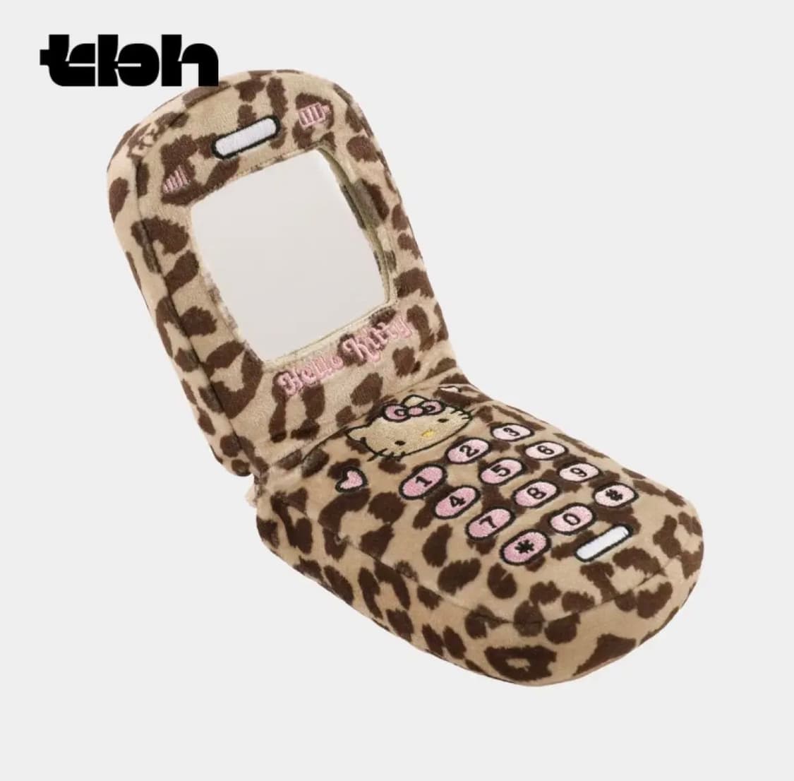 tbh 산리오 헬로키티 태닝키티 레오파드 폴더폰 플립폰 거울 키링 상품이미지2