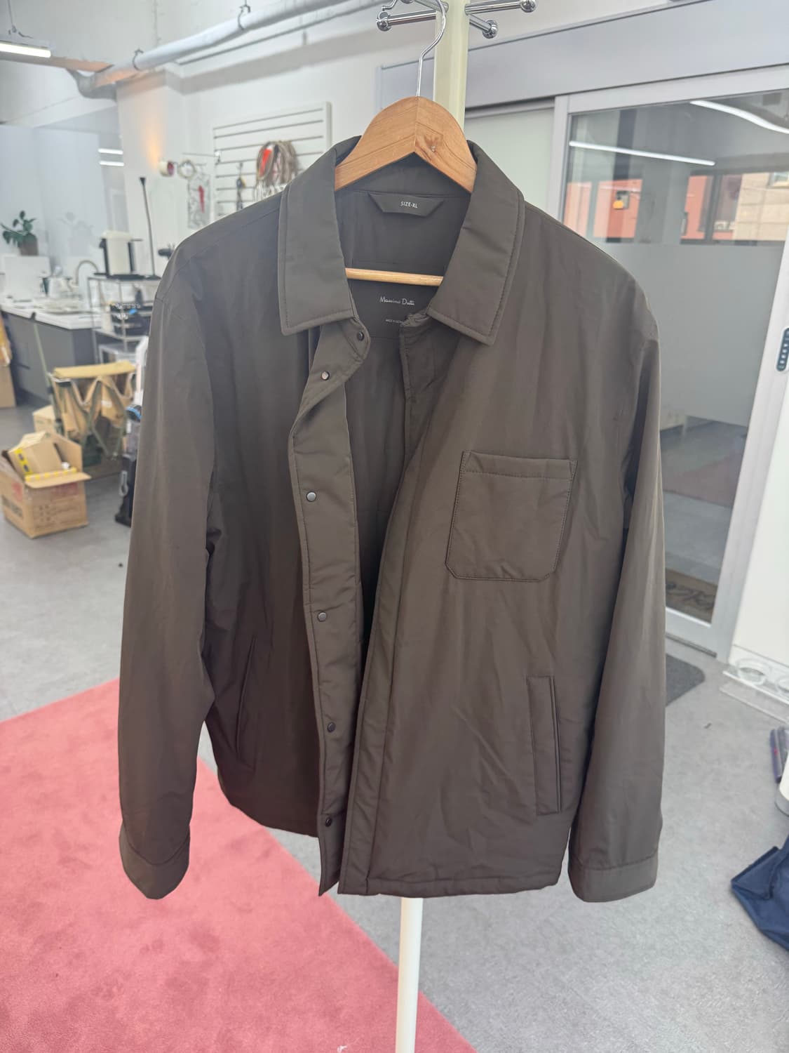 마시모두띠 누빔 셔츠 재킷 XL 상품이미지1