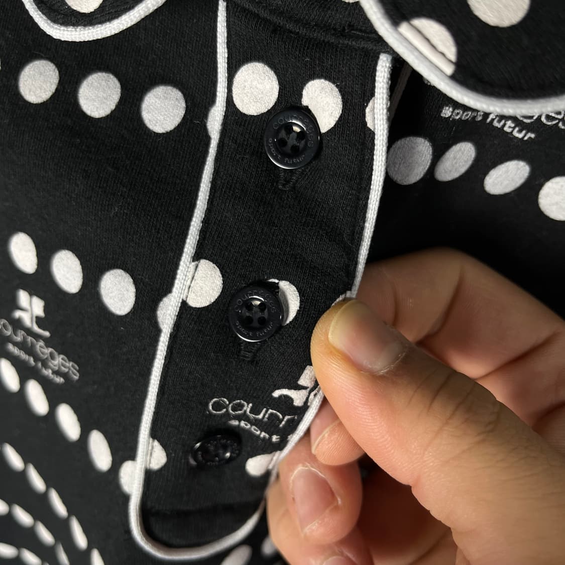 [Courreges] 꾸레쥬 PK 도트 롱슬리브 상품이미지5