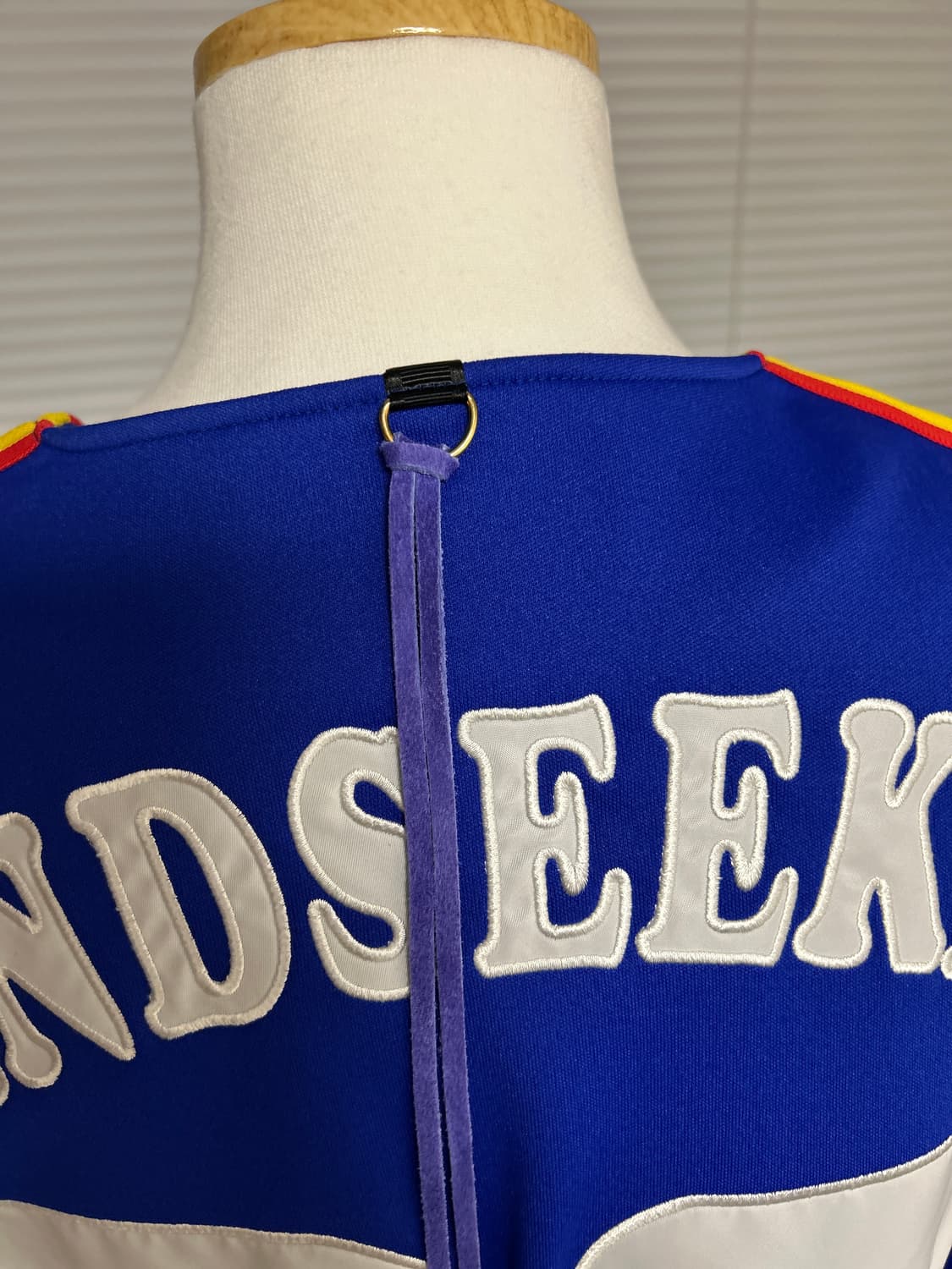 마인드시커 MINDSEEKER  레터링 자수 베이스볼져지 S 상품이미지6