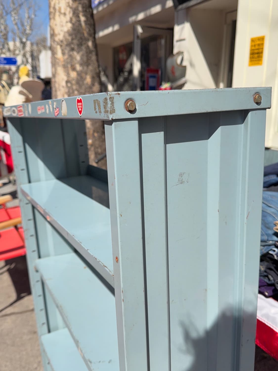 빈티지 소품 미국 철제 선반 상품이미지4