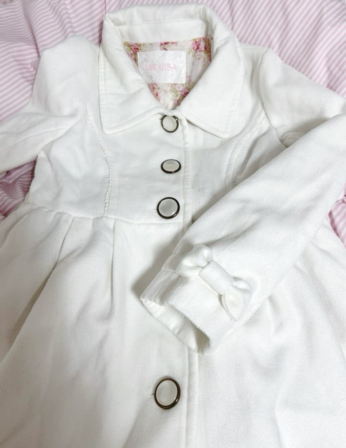 리즈리사 화이트 리본 코트 양산형 히메갸루 로리 상품이미지3