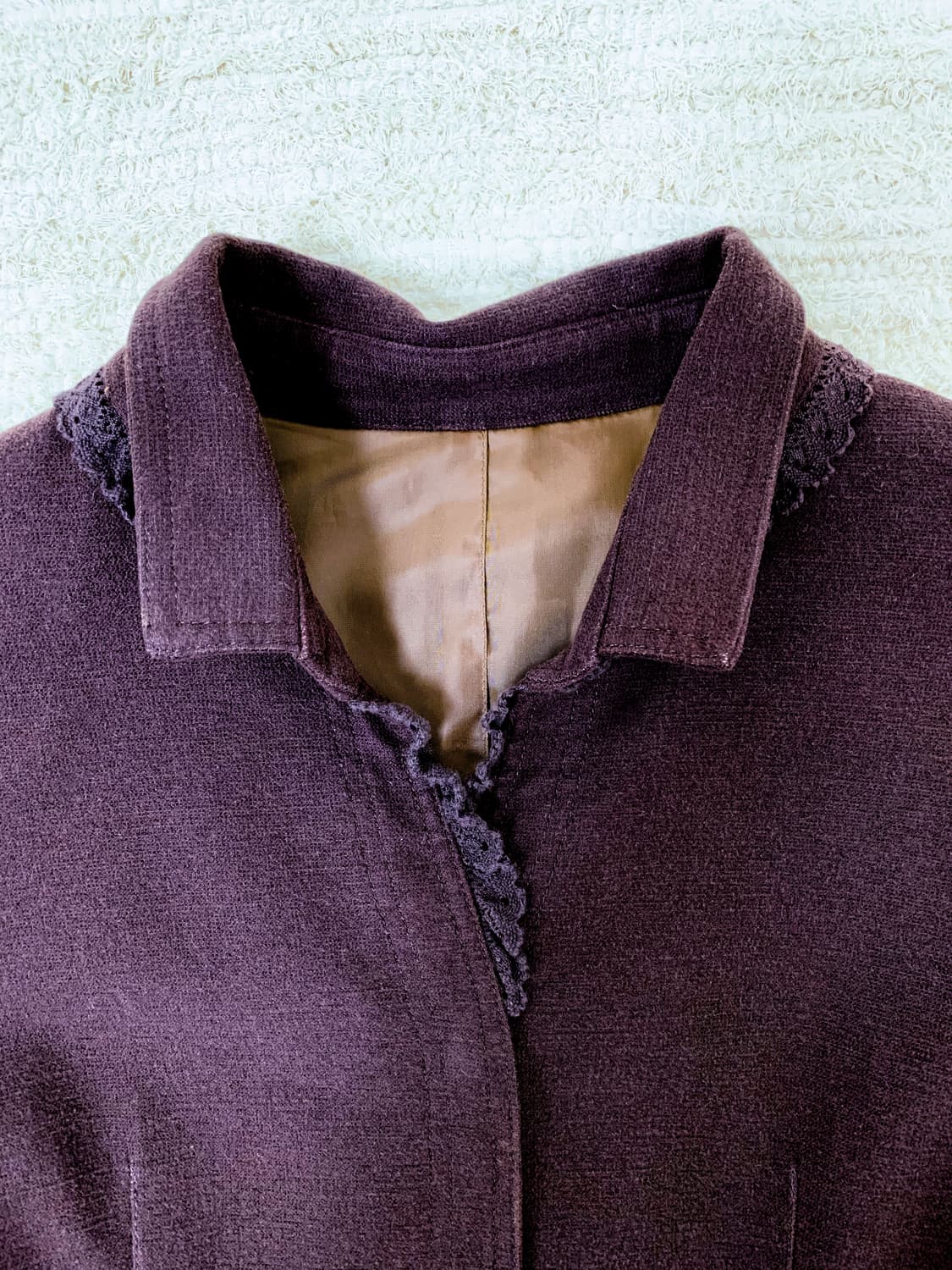 Deep Plum Lace Jacket 상품이미지3