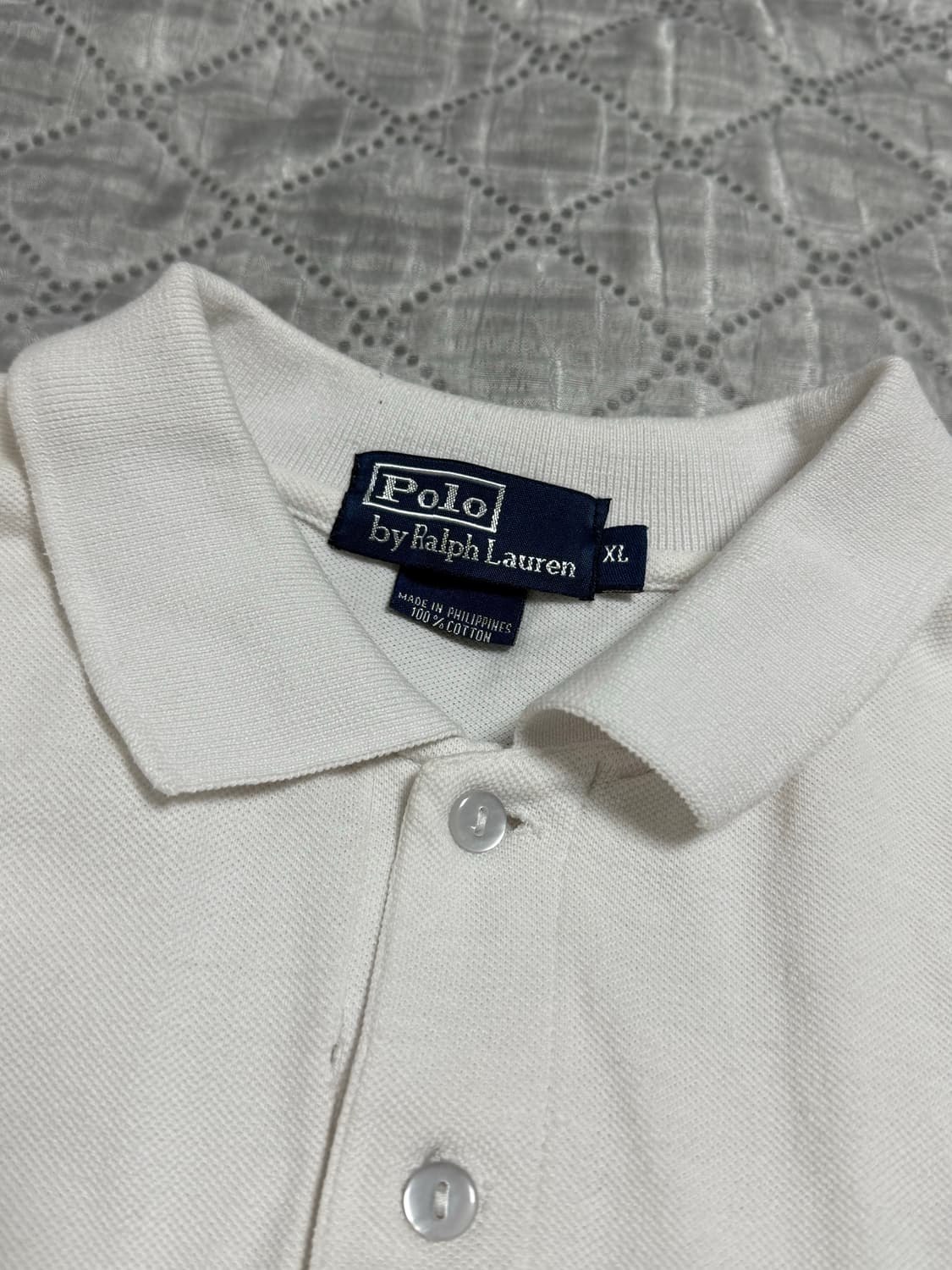 폴로 랄프로렌 빅포니 화이트 카라티 상품이미지4