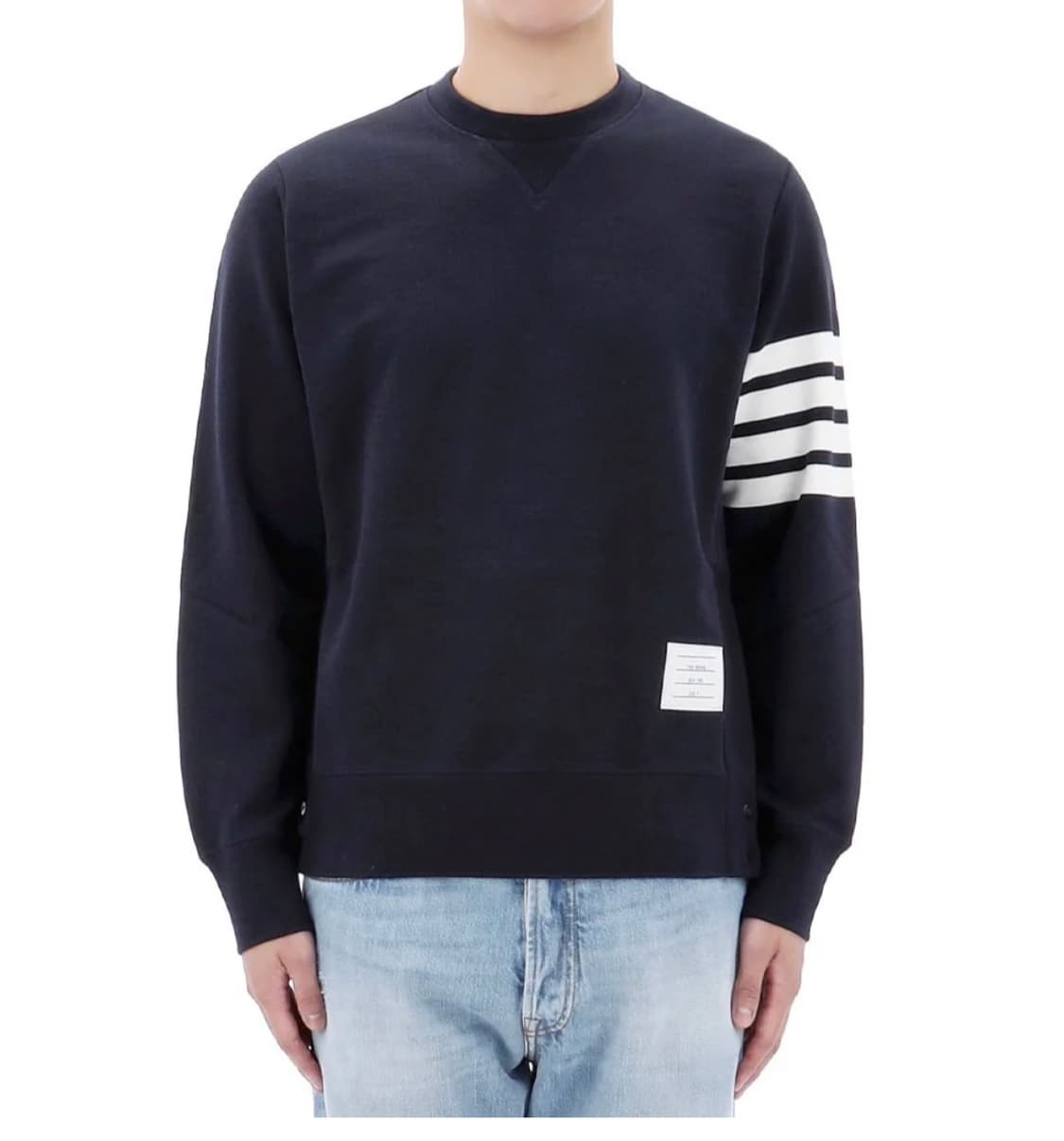 (A+/5) / 톰브라운 사선완장 네이비 맨투맨 상품이미지7