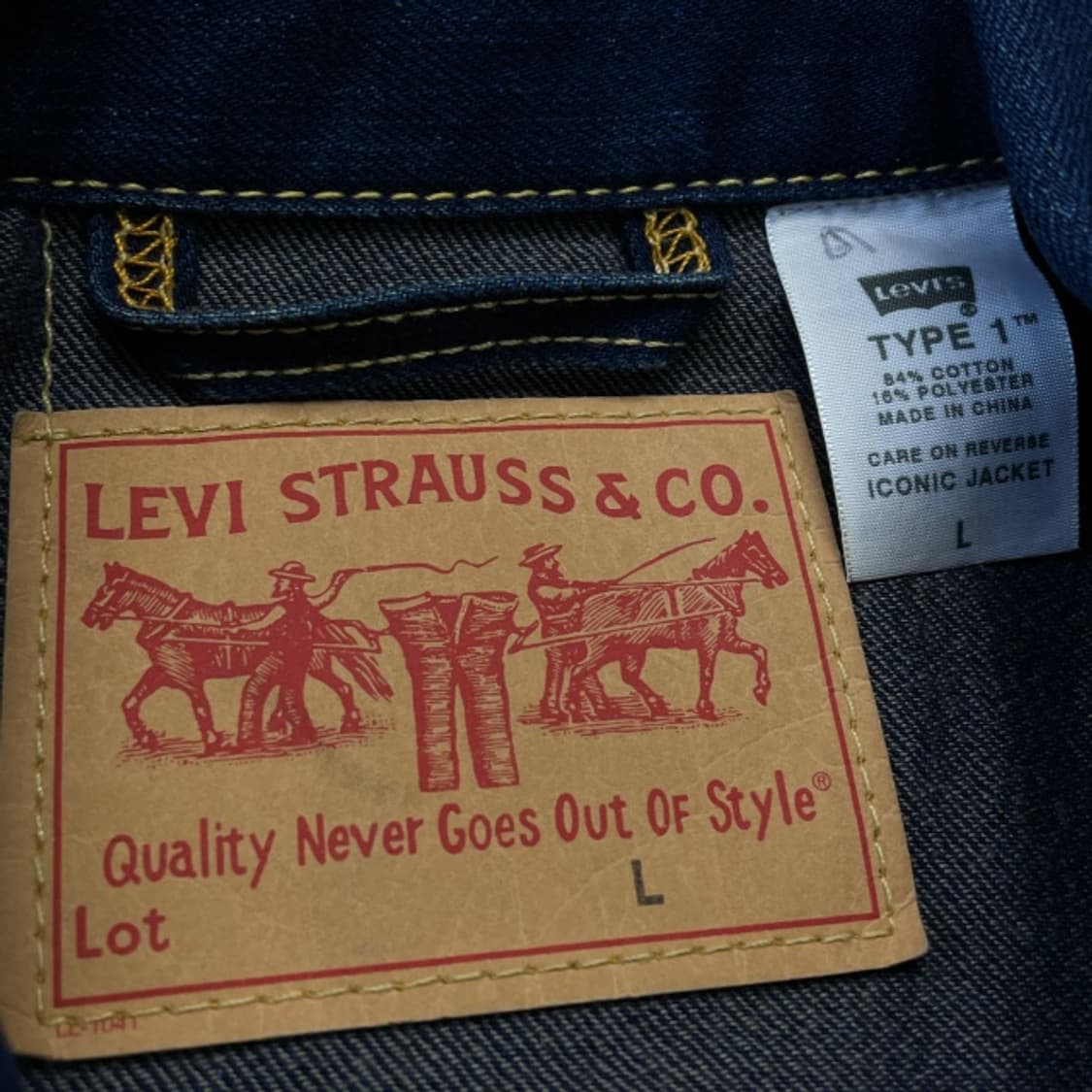 100 리바이스 타입원 청자켓 상품이미지3