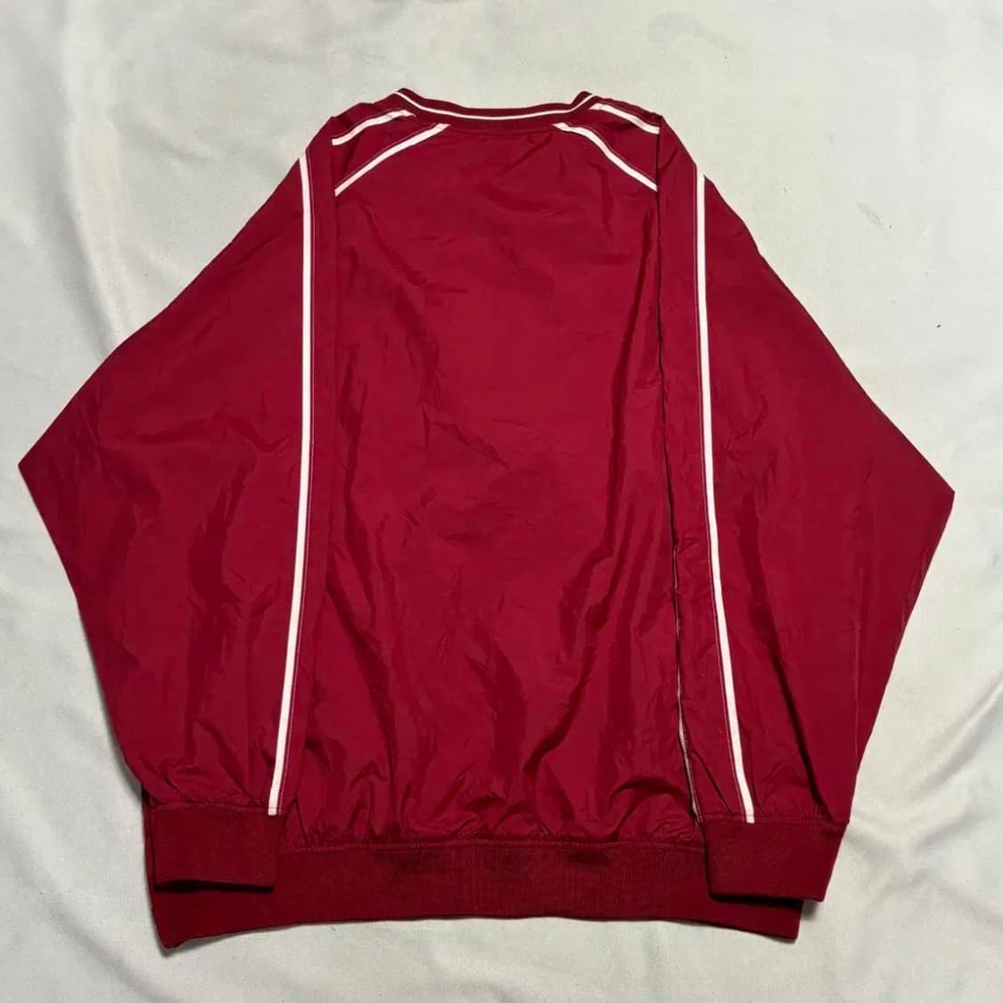 나이키 올드스쿨 버건디 풀오버 웜업 상품이미지3