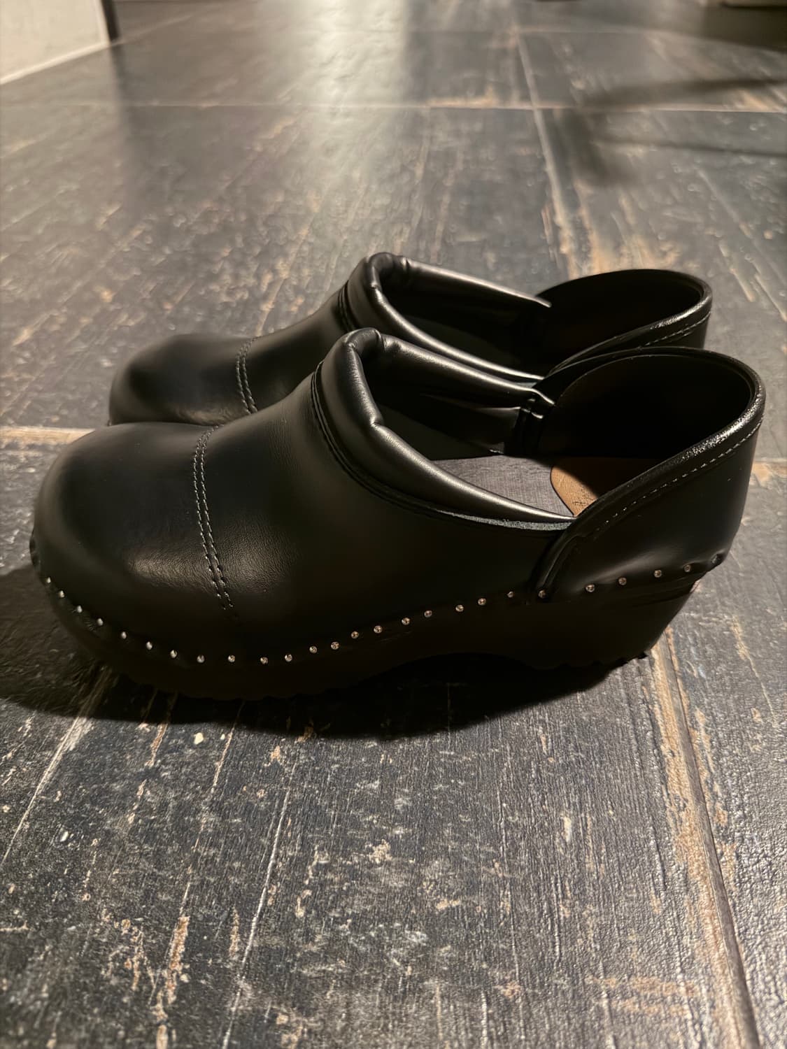 TROENTORP Picasso 블랙 클로그 (38) 상품이미지4