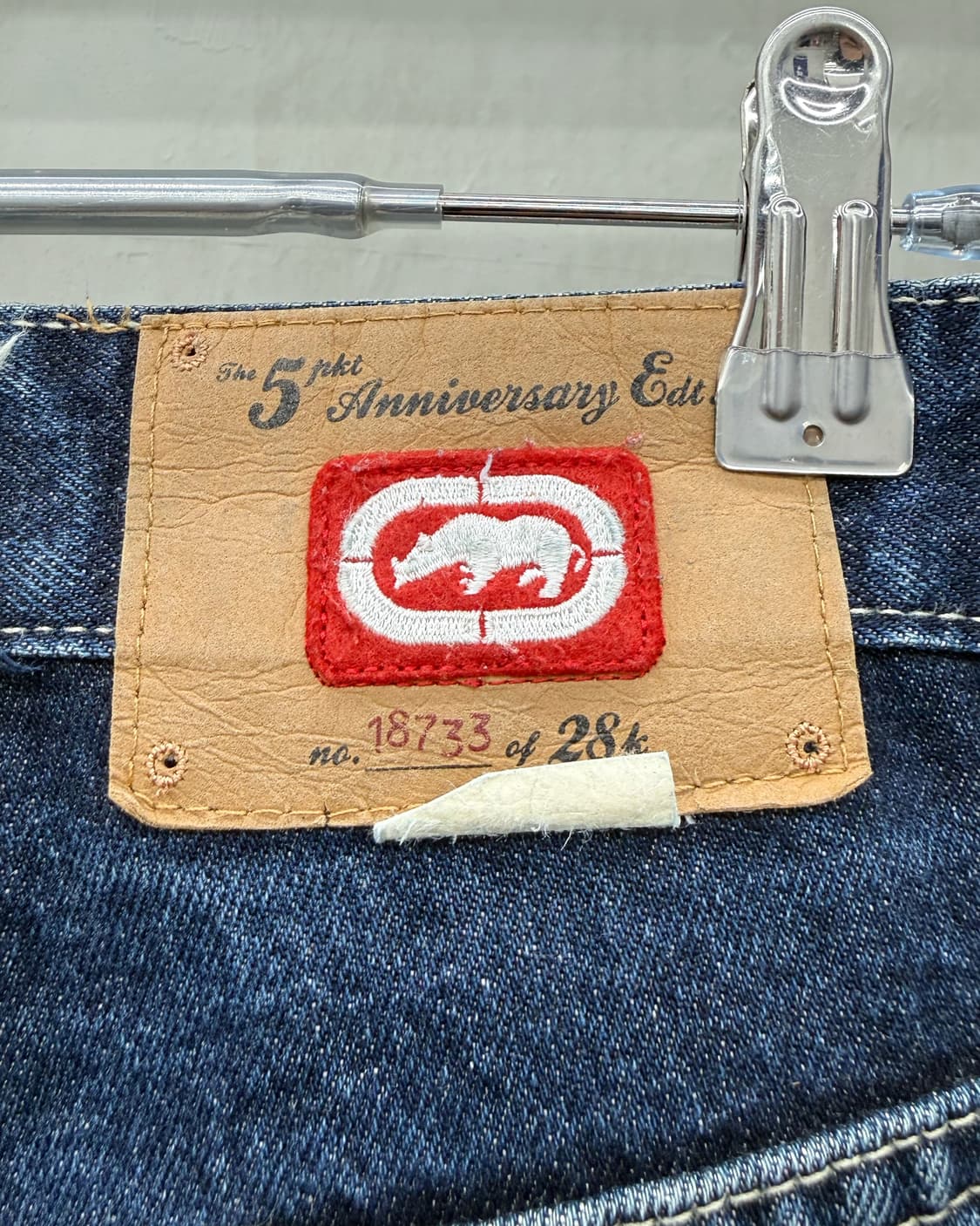 에코 Ecko Unltd 00s 인디고 힙합 데님 팬츠 상품이미지7