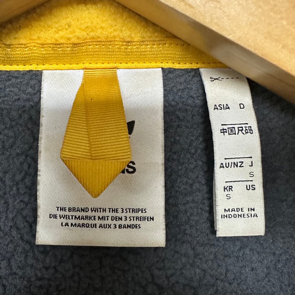 아디다스 스펠로고 하프 집업 후리스 자켓 상품이미지4