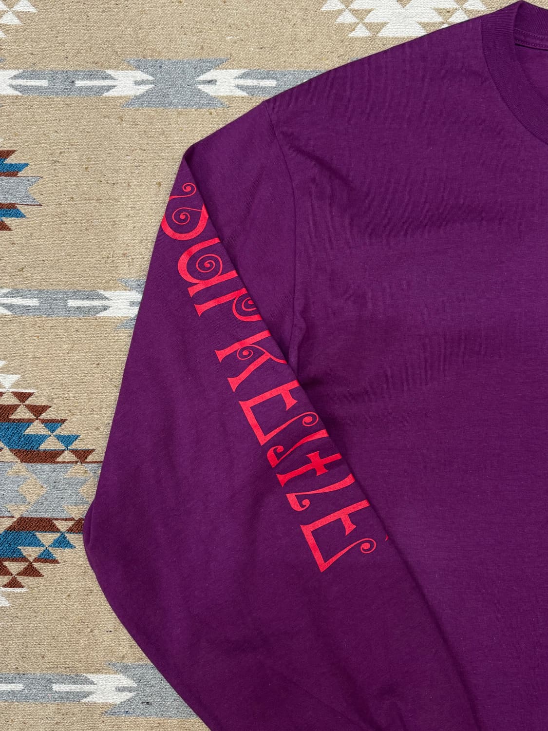 [L] 슈프림 x 사우스2 웨스트8 롱슬리브 포켓 티셔츠 퍼플 상품이미지3