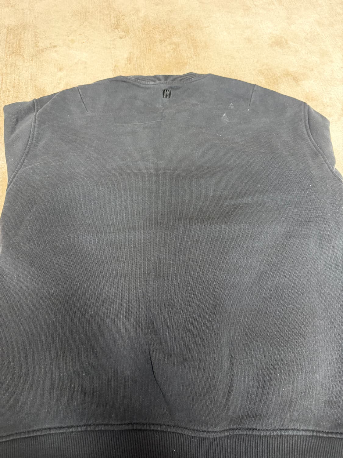 아미 스몰 하트 로고 스웨트셔츠 블랙 XL 상품이미지8