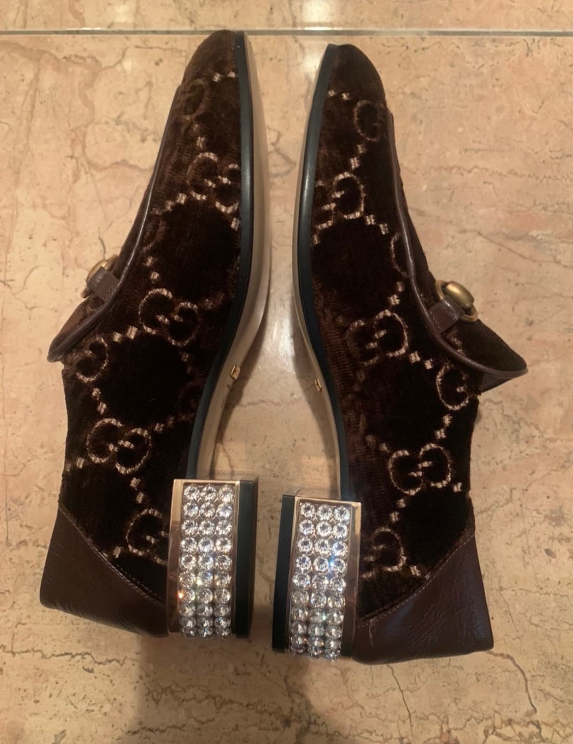 정품 구찌 조르단 크리스탈 로퍼 상품이미지3