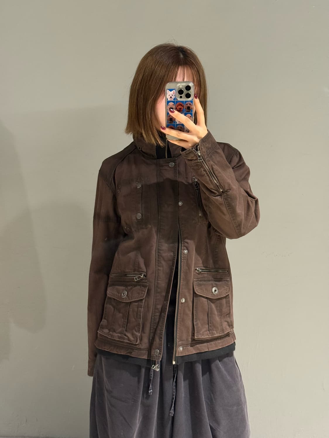 multi pocket washing detail jacket 상품이미지3