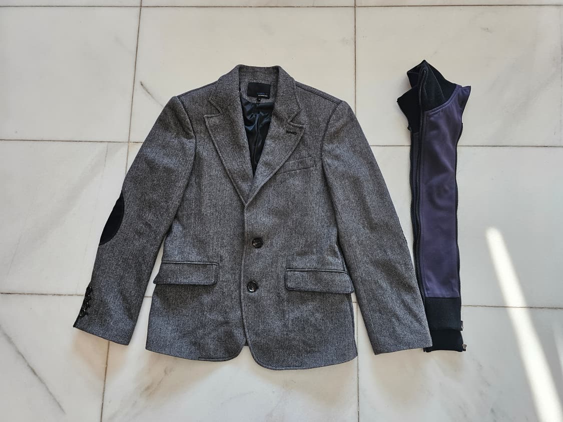 COBALT by CHRIS HAN 남성용  헤링본 자켓 (사이즈 100 상품이미지9