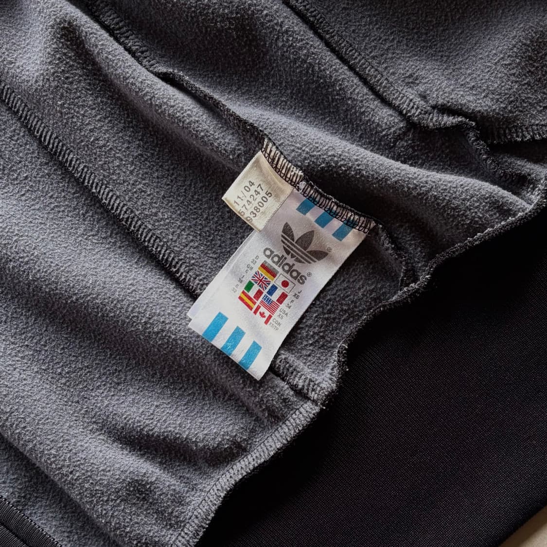 [XS]아디다스 트레포일 블랙 트랙탑 져지 상품이미지7