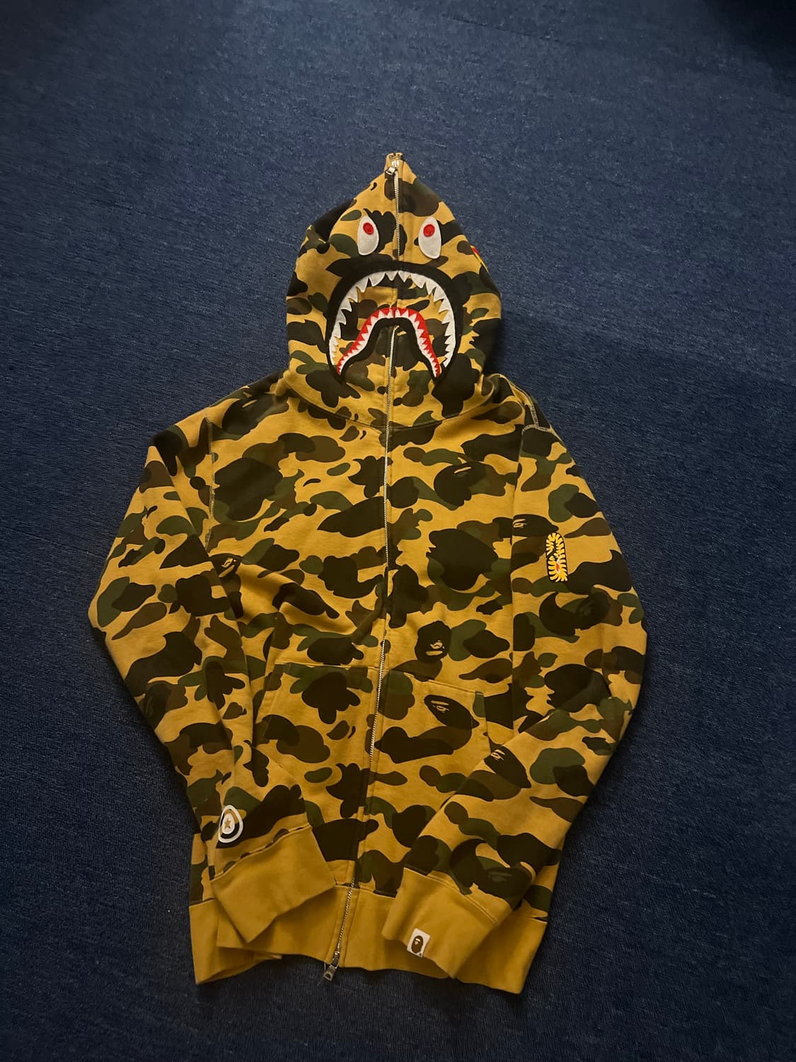 A Bathing Ape 베이프 후드집업 XL PONR 퍼스트 카모 상품이미지2