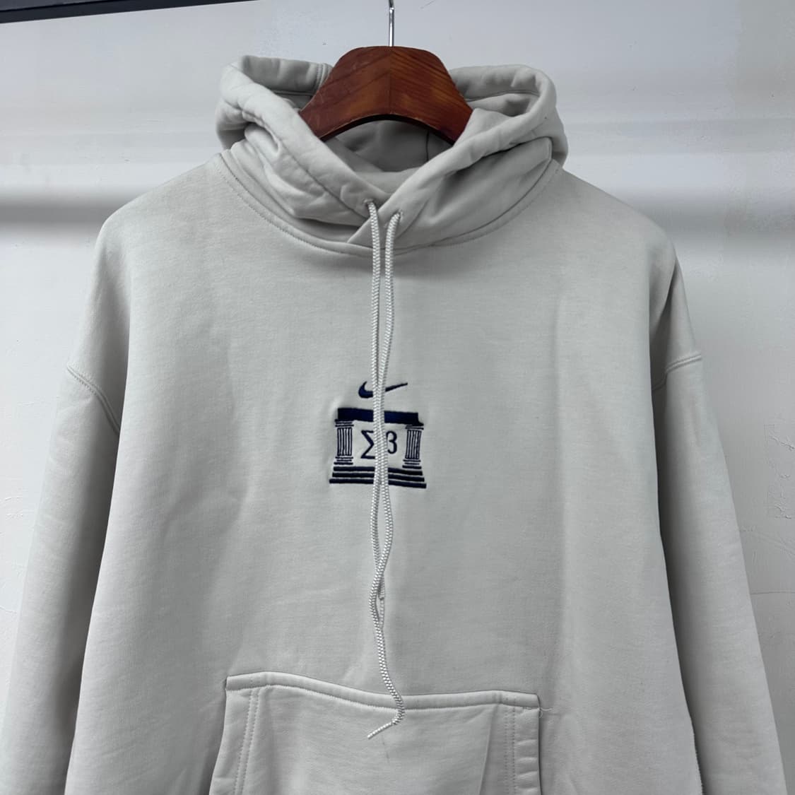 나이키 SB 자수로고 기모 후드티 크림베이지 100 J34 상품이미지2
