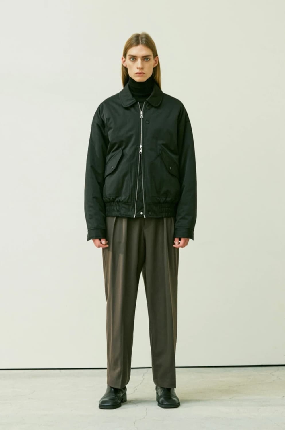 케이엔드 리버서블 봄버 자켓 M 상품이미지4