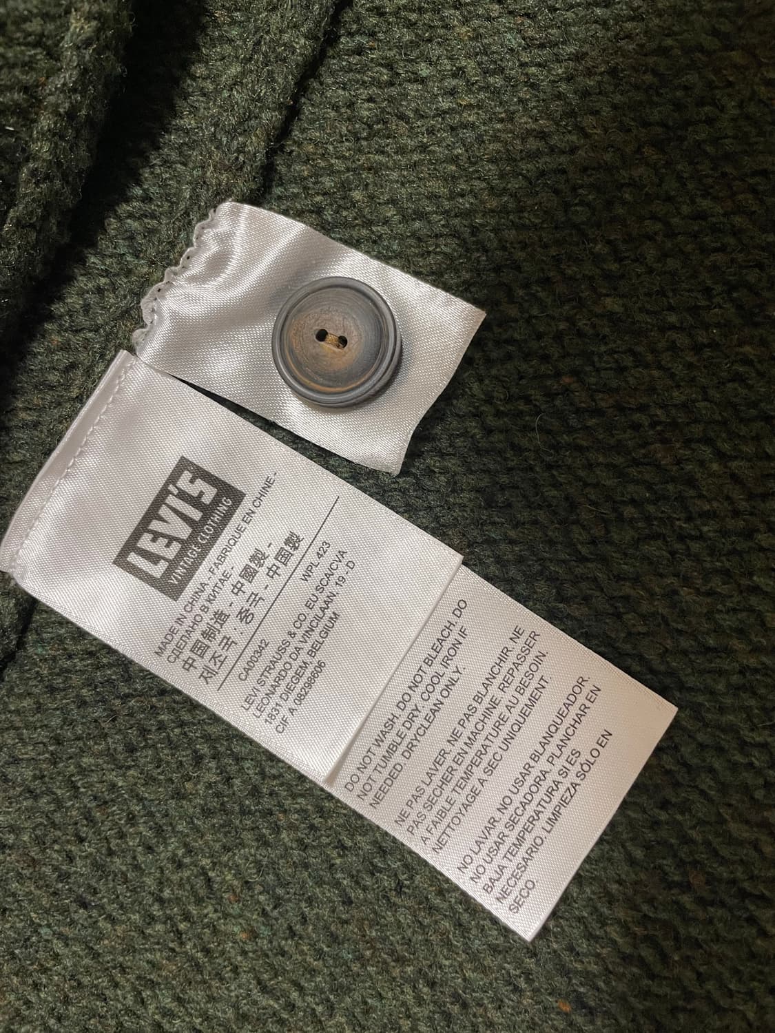 리바이스 LVC 헤비울 가디건 상품이미지4