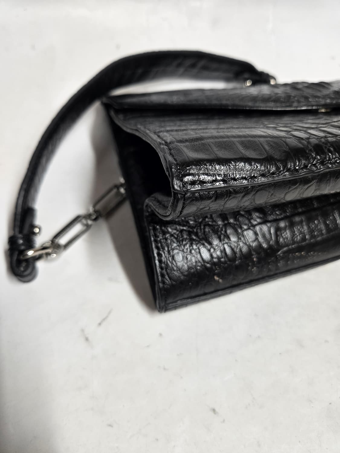 ZARMO 잘모이  카이만 악어 체인 숄더백 상품이미지6