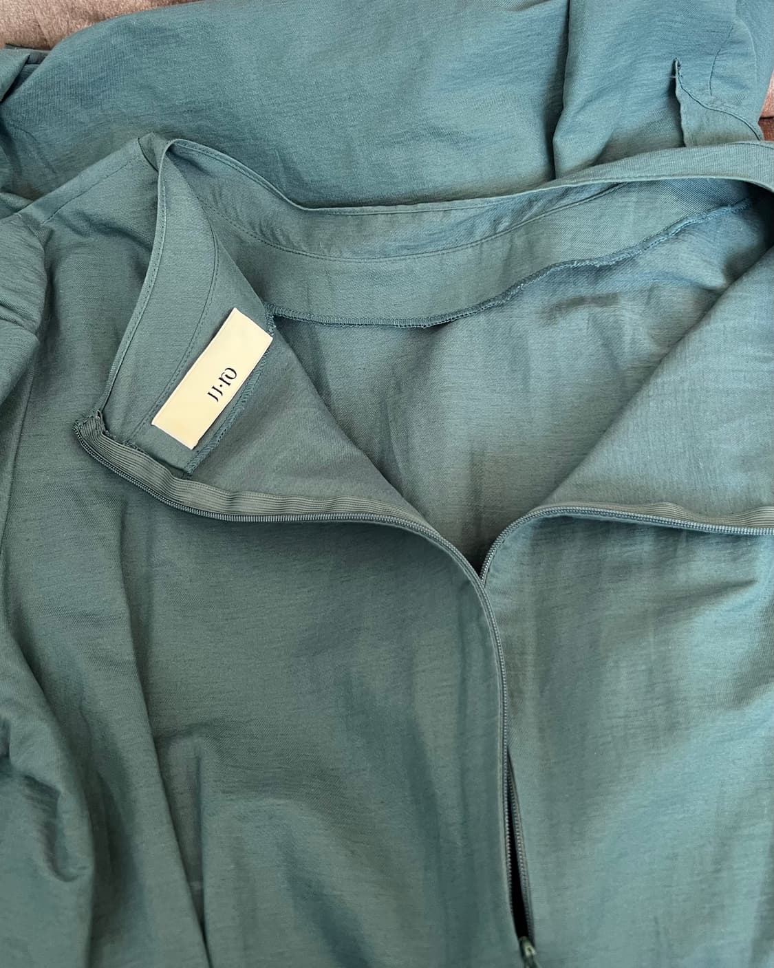 제이제이로 JJro 여성 청록 린넨원피스 퍼프소매원피스 상품이미지6