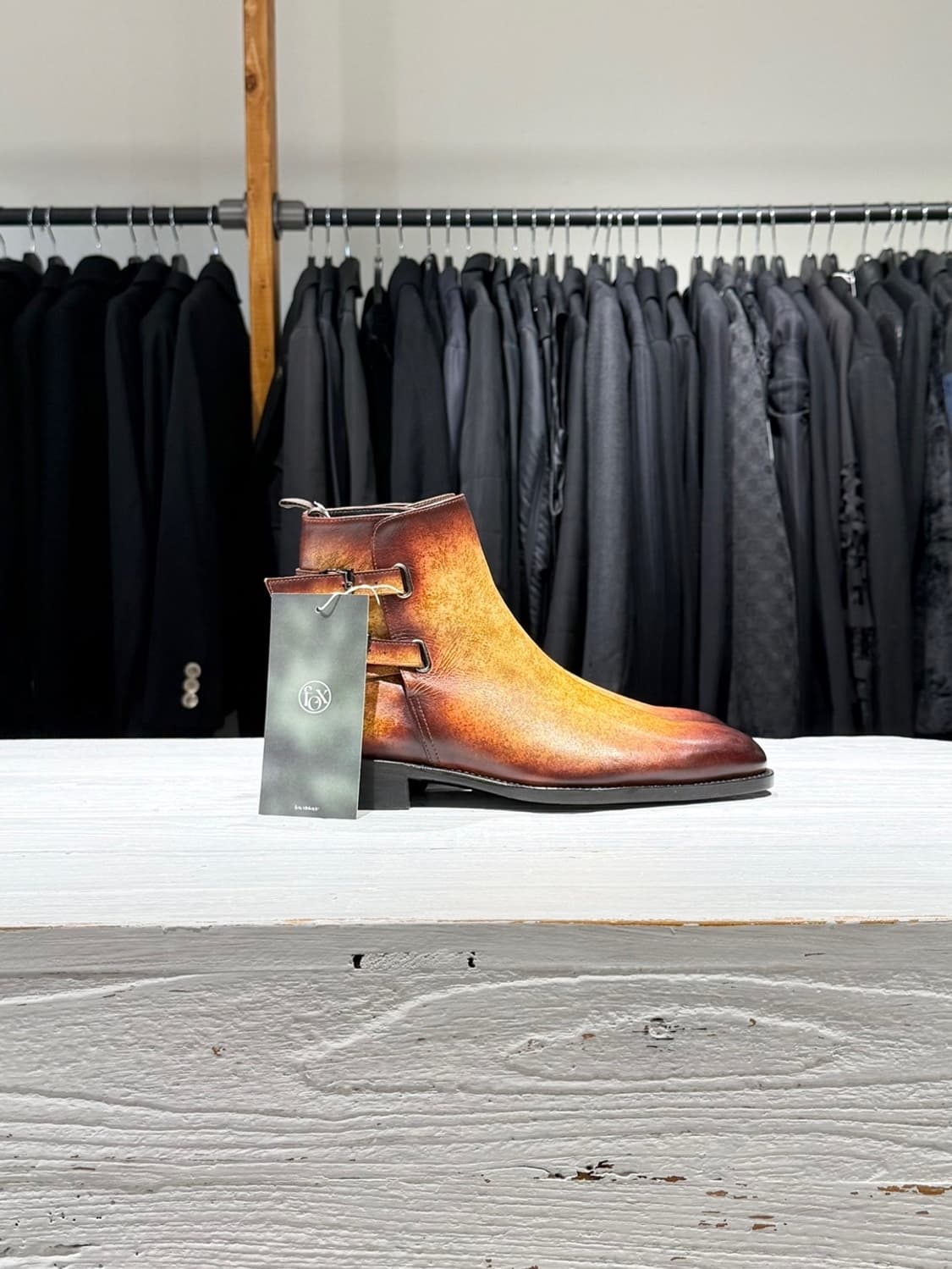 다이아몬드 워커 브라운 파티나 버클 조퍼 부츠 상품이미지7