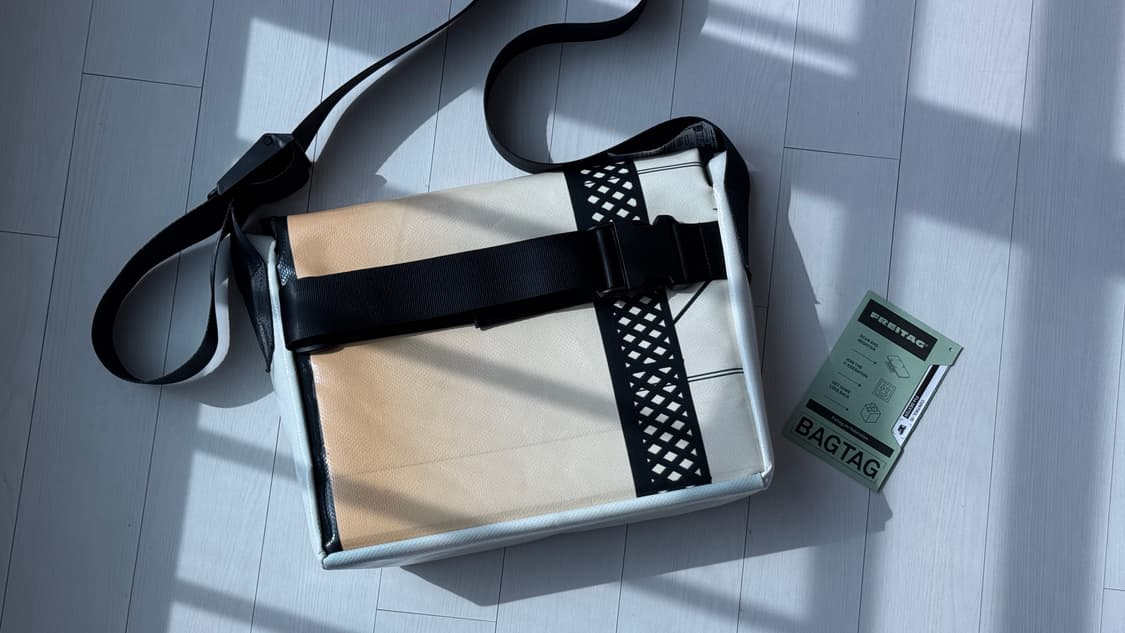 프라이탁 덱스터 희귀 전사 메신저백 + 이너백 + 자석 벨크로 상품이미지2