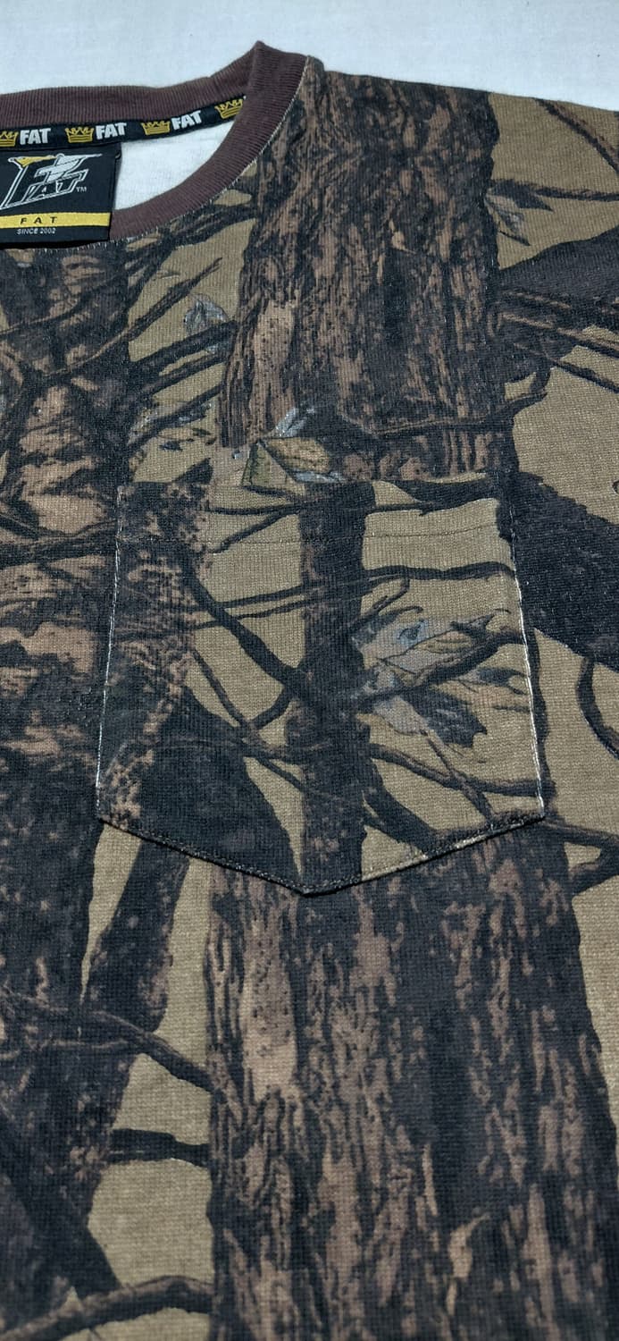 [95/M] FAT 리얼트리 카모 헤비웨이트 포켓 티셔츠-REDNECK 상품이미지9