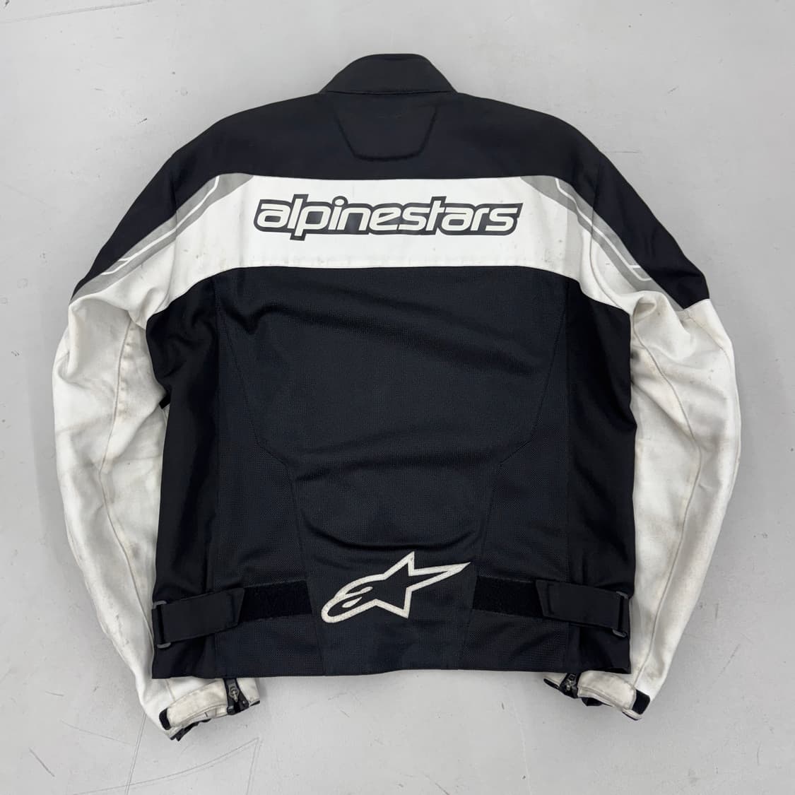 알파인스타 빅로고 검흰 오레오 바이커 자켓 상품이미지3