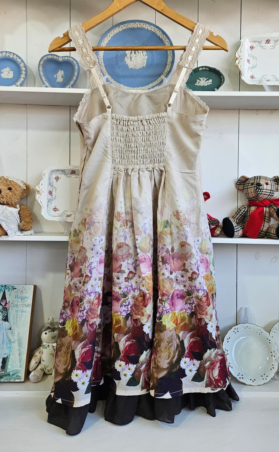 (axes femme) 플라워 코르셋 원피스 상품이미지4