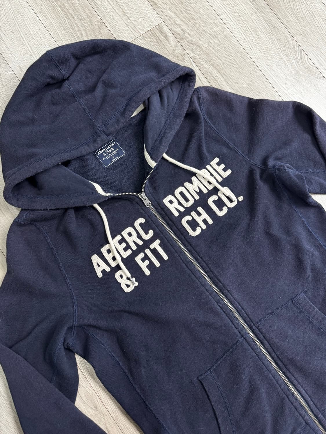 아베크롬비 네이비 후드집업 상품이미지4