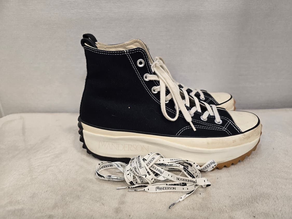 컨버스 런스타 하이크 JW 앤더슨 블랙 285 상품이미지3