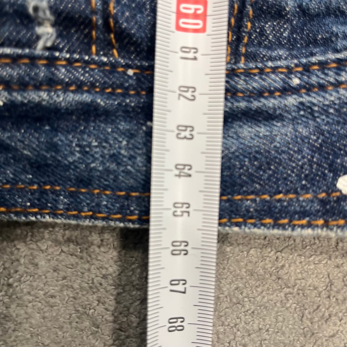 L 빈티지 데미지 워싱 데님 청자켓 상품이미지9