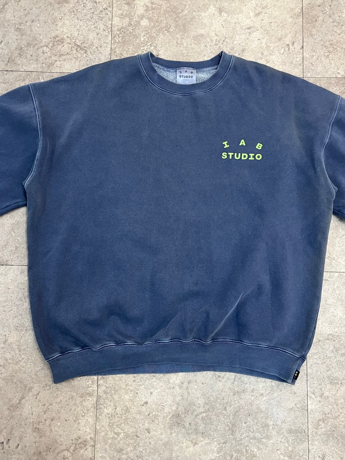 아이앱 스튜디오 기모 맨투맨 XL 블루 #csz2455 상품이미지4