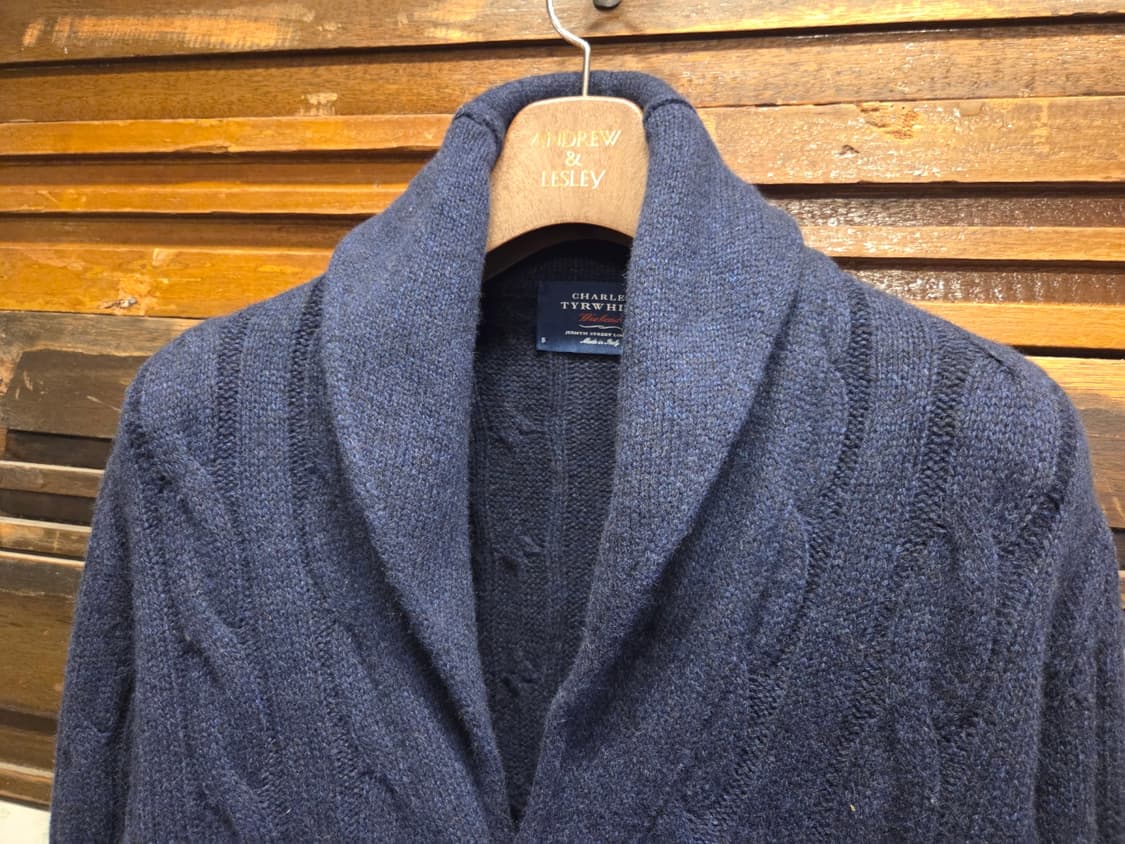 찰스 트윗 숄칼라니트 가디건 상품이미지8