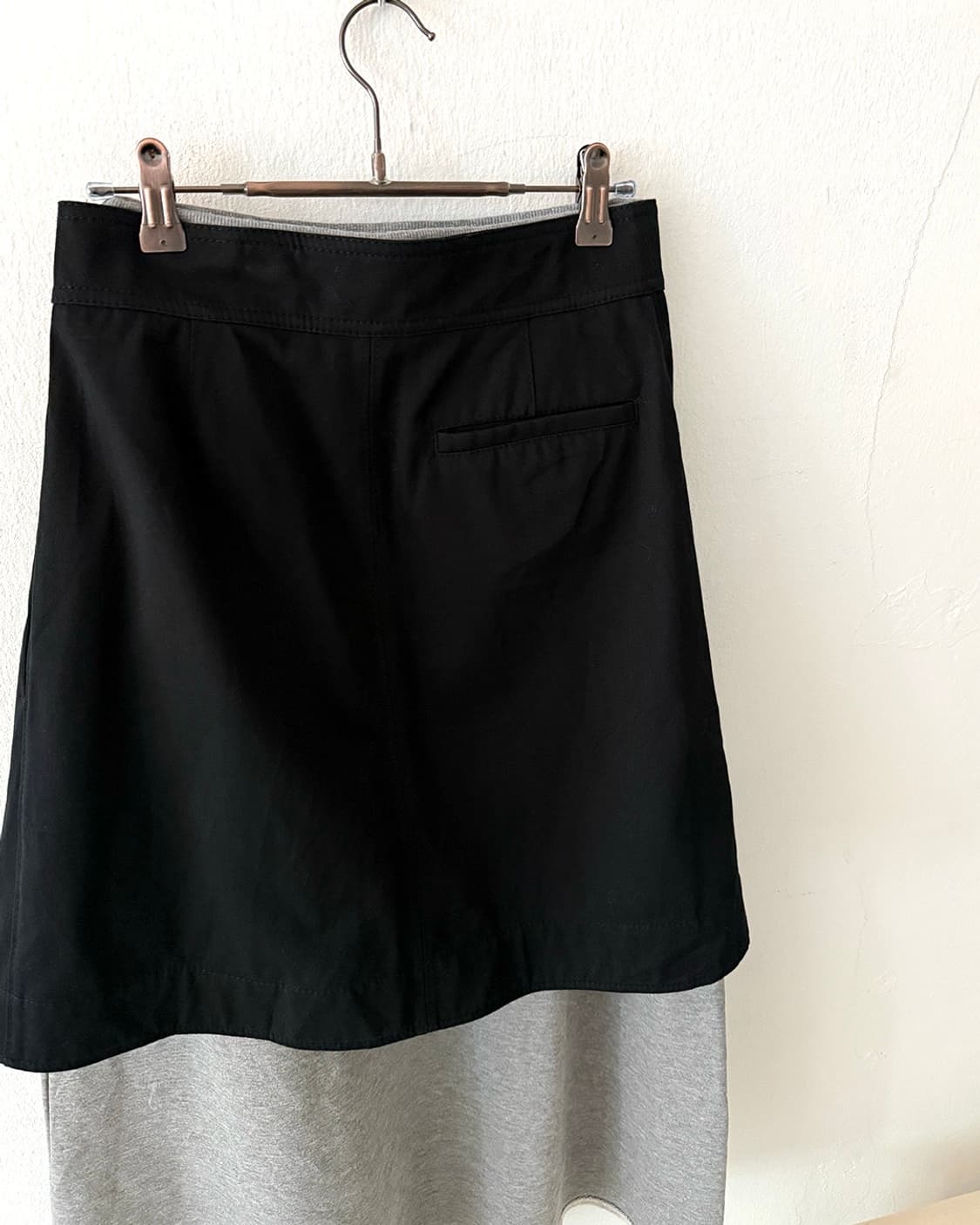 Black layered skirt + gray long skirt se 상품이미지10