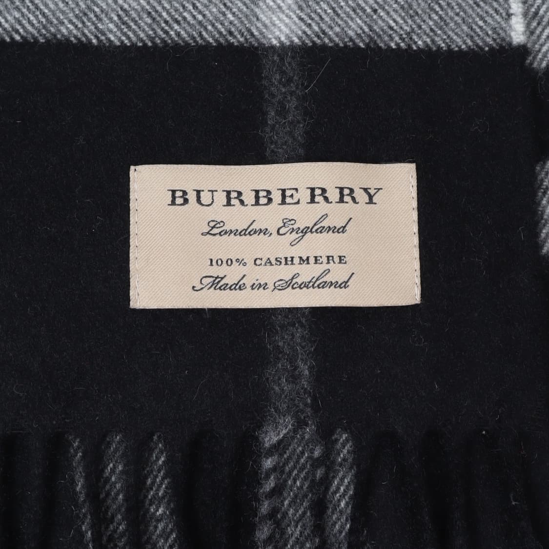 버버리 신형 캐시미어 100 자이언트 아이콘 체크 머플러 상품이미지7