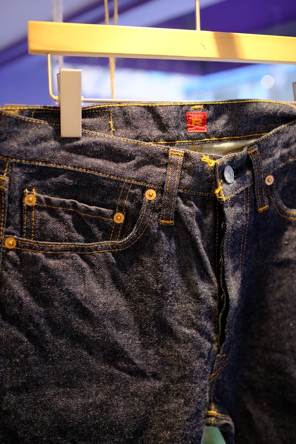 RESOLUTE 710 생지 셀비지 데님 상품이미지4