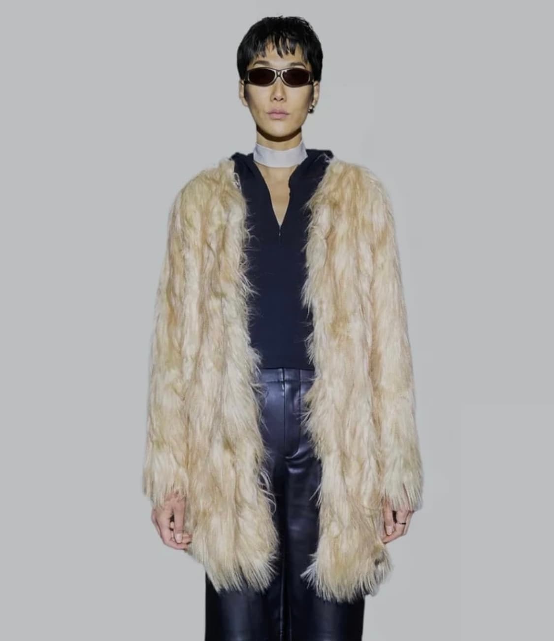 나체 퍼자켓 NACHA SHAGGY FAUX FUR COAT  상품이미지1