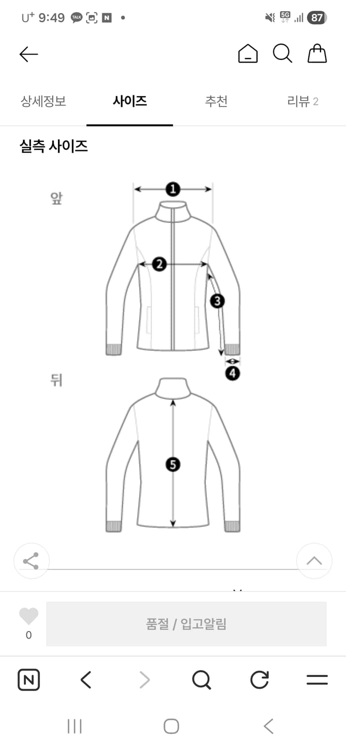 MW FATIGUE JACKET Navy (00166) 상품이미지7