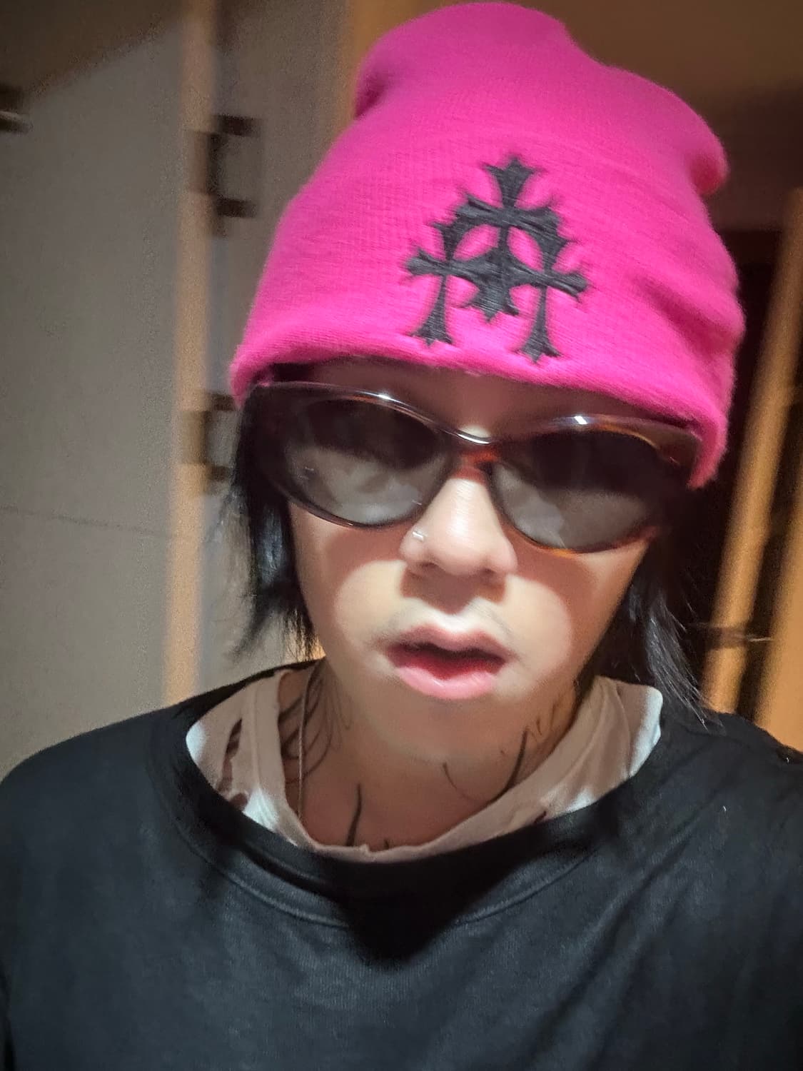 크롬하츠 트리플 크로스 비니 핑크 상품이미지6